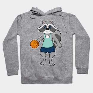 Racoon Basketball player Basketball Hoodie